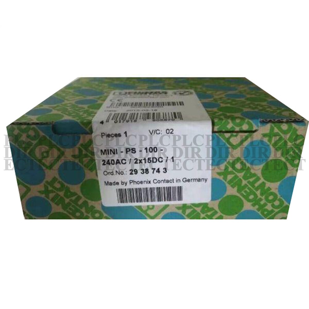New PHOENIX CONTACT MINI-PS-100-240AC/2X15DC/1 2938743 Power Supply 100W