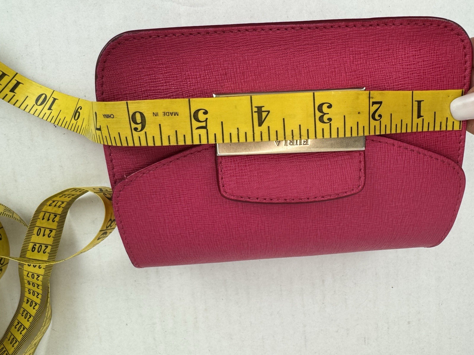 FURLA Shoulder Bag Solid PNK Soft Leather  Mini C… - image 12