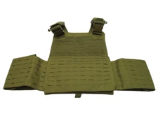 Rothco Plate Carrier XL – Coyote Brown Tactical Vest – MOLLE– No Armor Included