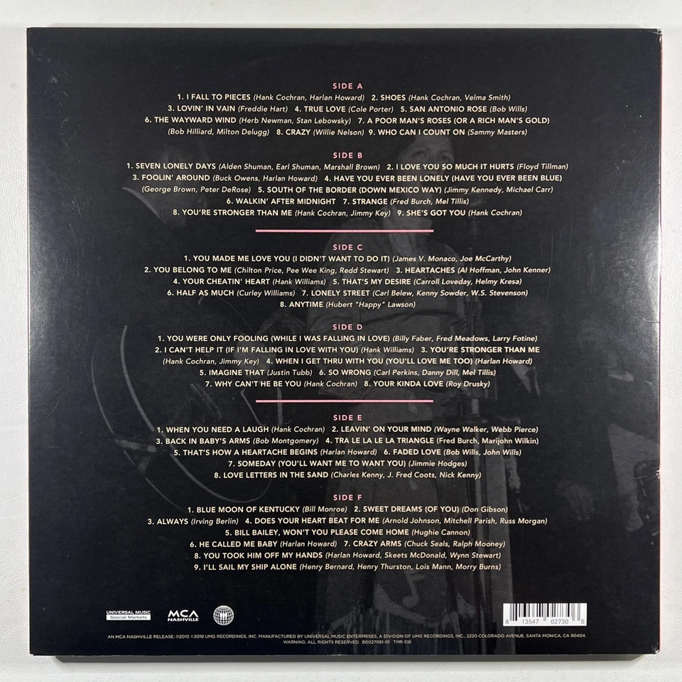 Patsy Cline “Sweet Dreams The Complete Decca Masters 60-63” 3LP/Third Man 2019 - Image 2 of 4