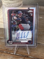 2025 Topps Chrome Baseball - Andres Chaparro (RC) Refractor Auto /499 ON CARD