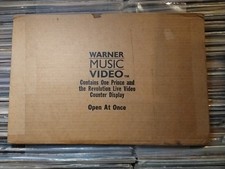 PRINCE & THE REVOLUTION USA 1985 LIVE VIDEO COUNTER DISPLAY STAND UNUSED SEALED