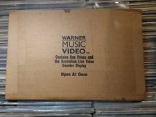 PRINCE & THE REVOLUTION USA 1985 LIVE VIDEO COUNTER DISPLAY STAND UNUSED SEALED