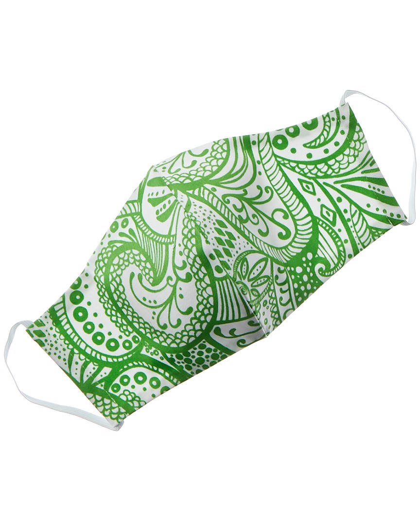 Melly M Harper Cloth Face Mask Womens Green Os 2890₽