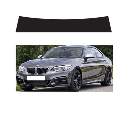 BMW 2er Coupe 2014 - 2021 - F22 - vorgeschnittene Sonnenleiste