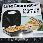 New ListingElite Gourmet Sandwich Maker Panini Machine Esm2207 Non-Stick, Black New