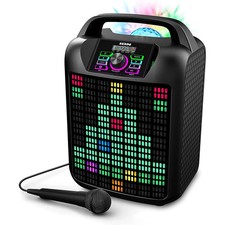ION Party Rocker Max 2 Portable Bluetooth Party Speaker with Karaoke Microphone