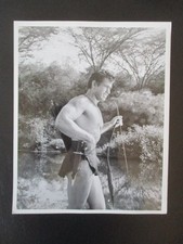 GORDON SCOTT foto ritratto originale d'epoca TARZAN PIÙ GRANDE AVVENTURA Beefcake