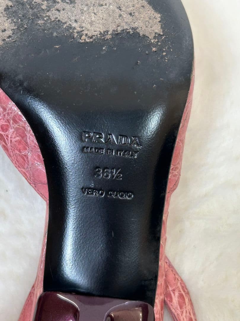 PRADA / High Heel Pumps / Elegant Python Leather … - image 6
