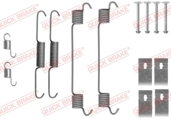 Quick Brake ZubehöRsatz Bremsbacken 105-0860 FüR Vitara ET TA Suzuki TD SE419TD-image