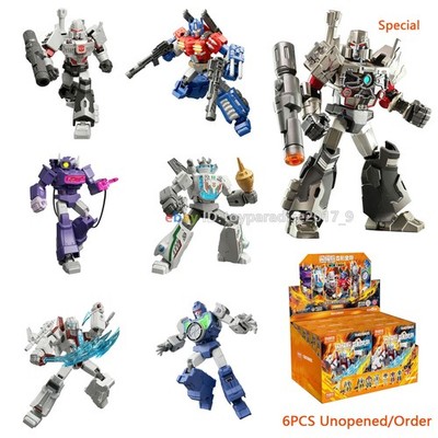 Transformers G1 Action Figures Blind Box Blokees Shining V4 Unopened 6PCS/Set