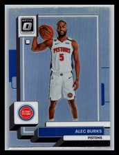 Alec Burks Detroit Pistons 2022-23 Donruss Optic #104 Holo