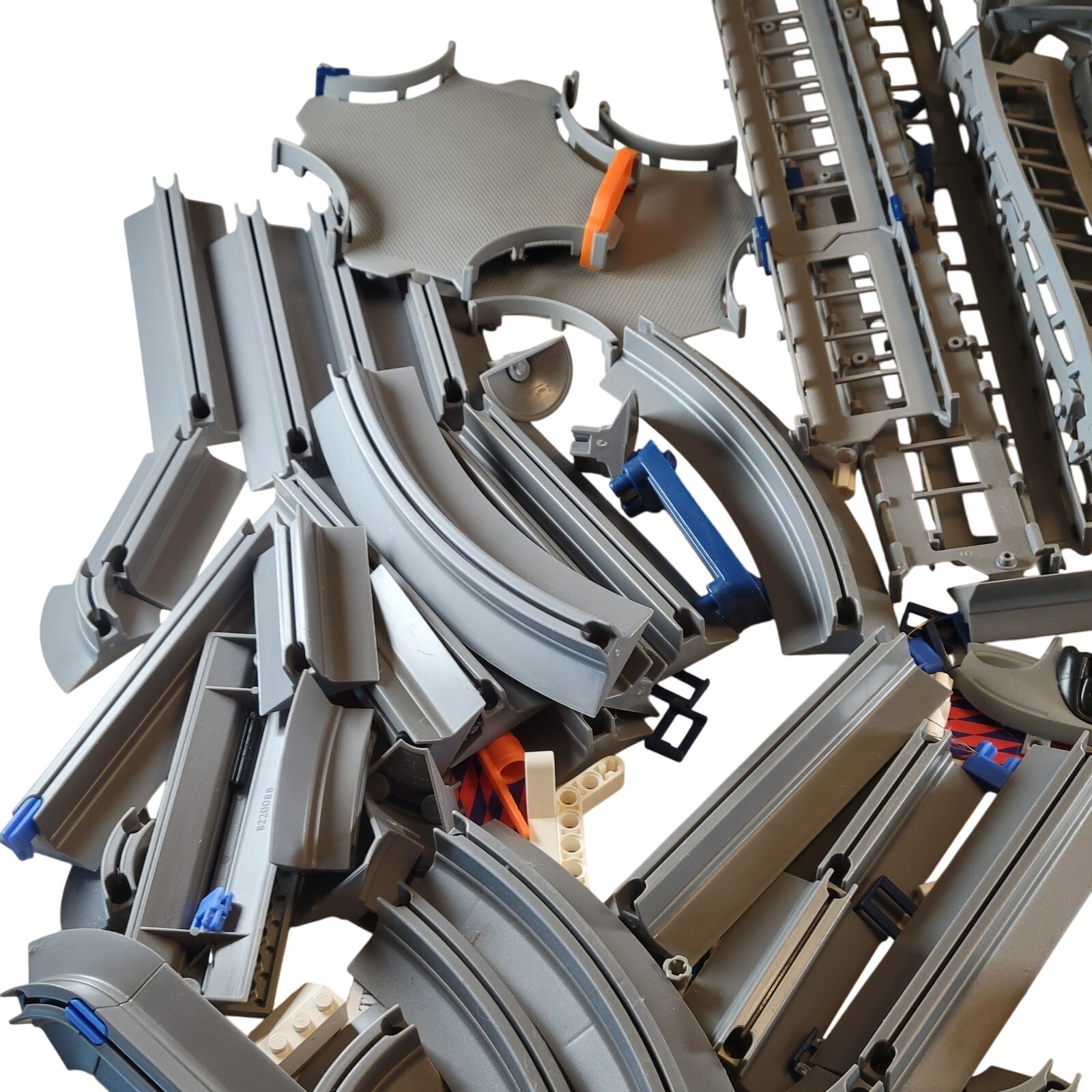 Vintage Silverlit X-Trek Slot Car Track Lot,  Incomplete Parts Track Accessories