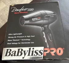 BaBylissPRO Nano Bambino 5510 Compact Dryer Black