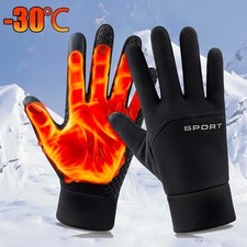 Winter Warm Touch Screen Gloves Windproof Cold  Proof Cycling Running Hiking Skii