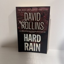 Hard Rain [Vin Cooper Series #3] by David Rollins Large PB Book