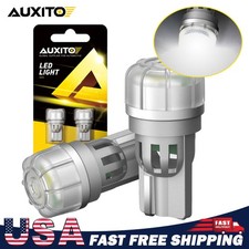 2x Canbus LED T10 3SMD Car Side Parker Light Globe Wedge White Bulbs 175 194 W5W