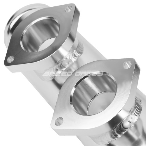 ADJUSTABLE TURBO BLOW OFF VALVE+DUAL TYPE RS 2.5" FLANGE PIPE ADAPTOR PSI SILVER - Picture 3 of 7
