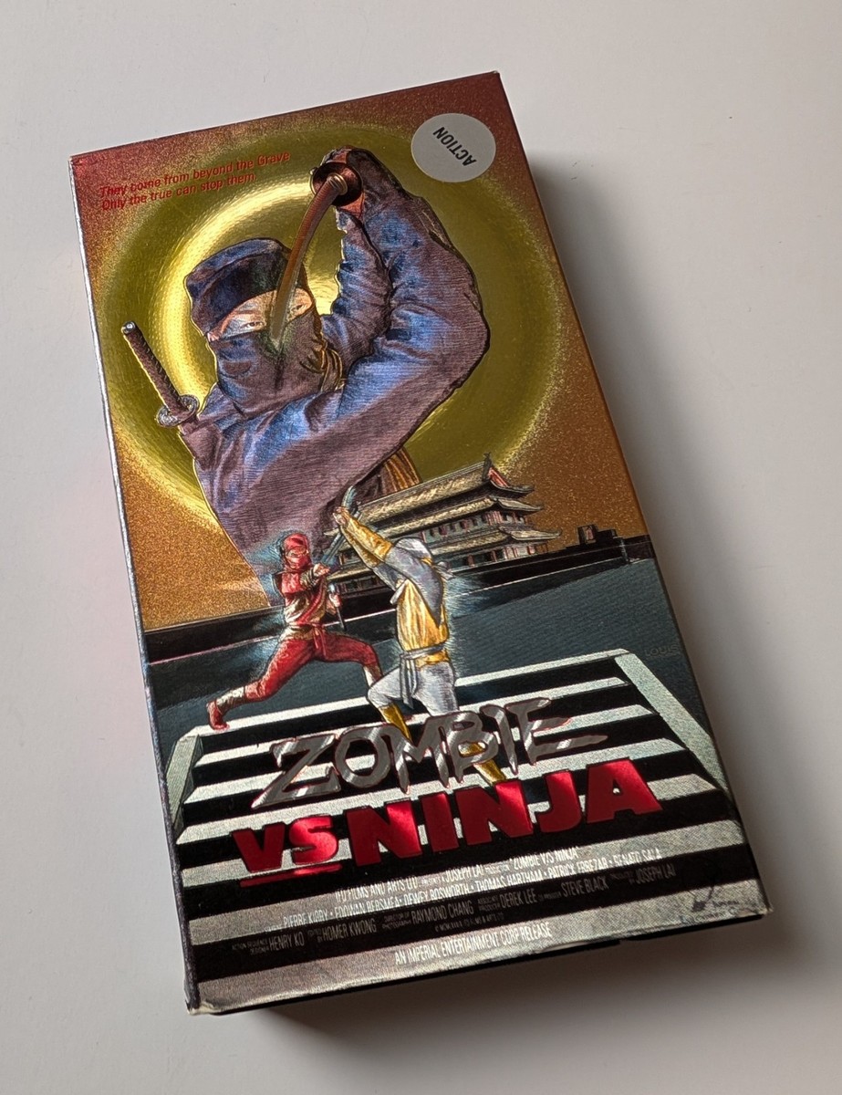 Rare Vintage 1989 Zombie Vs Ninja VHS Tape Horror Martial Arts | eBay
