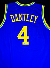 ADRIAN DANTLEY SIGNED #4 BLUE CUSTOM JERSEY - Size XL (Beckett) Utah Jazz