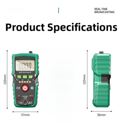 Stromkreistester Digital Multimeter für Heimwerker Elektriker eingebaute Sonde