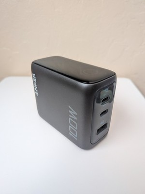 Anker Charger, 100W Max Ultra-Compact 3-Port GaN USB C Charger Block