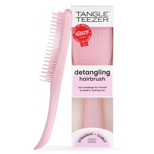 Tangle Teezer Ultimate Detangler Brush for Wet  Dry Regular, Millennial Pink