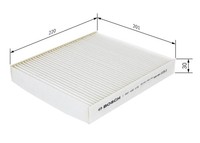 Bosch 1 987 432 075 Filter, Innenraumluft FüR Lexus, Nissan