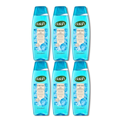 Dalan Fresh Sea Minerals Refreshing Body Wash w/ Glycerin, 15.2oz (Pack of 6)