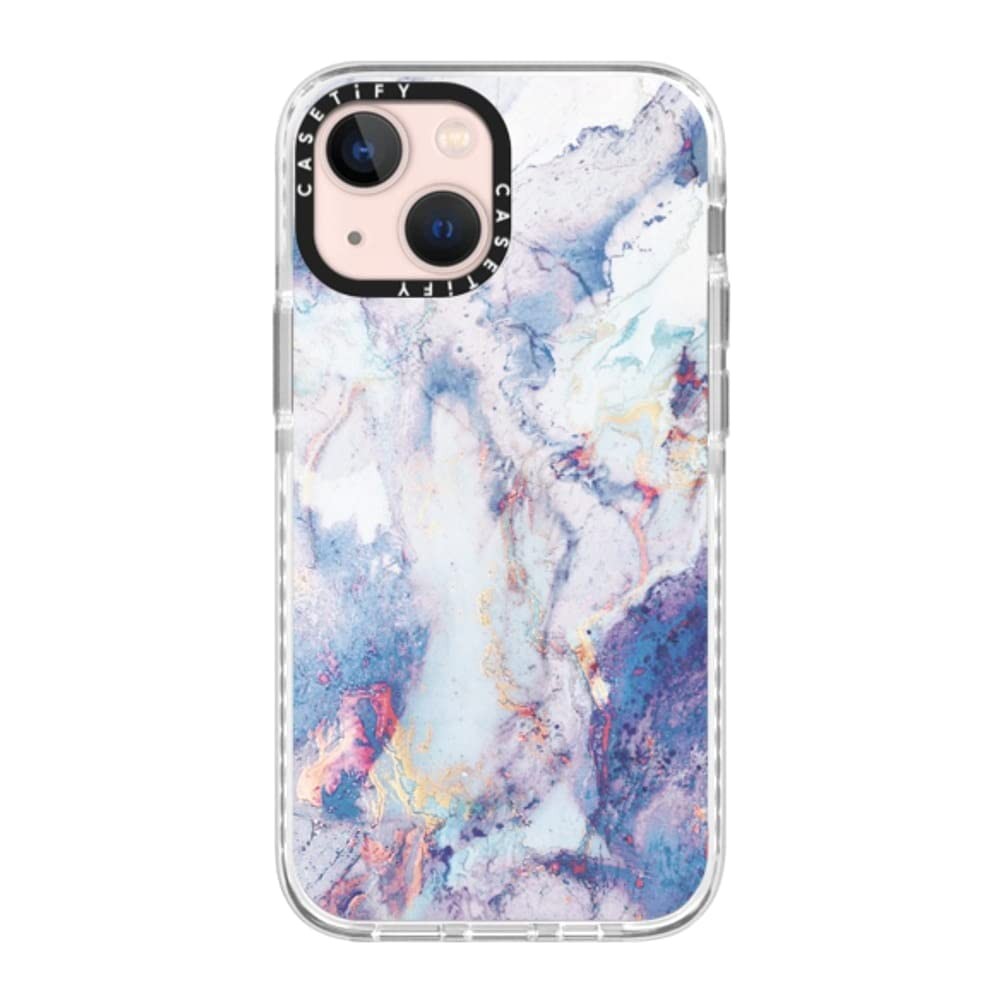 CASETiFY Marble Impact Case for iPhone 13 Mini Clear Frost Protective Cover-image