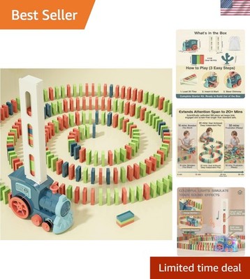 Domino Train Toys Kids Games - Automatic Stacking Creative Game 3+  Old - Ste...