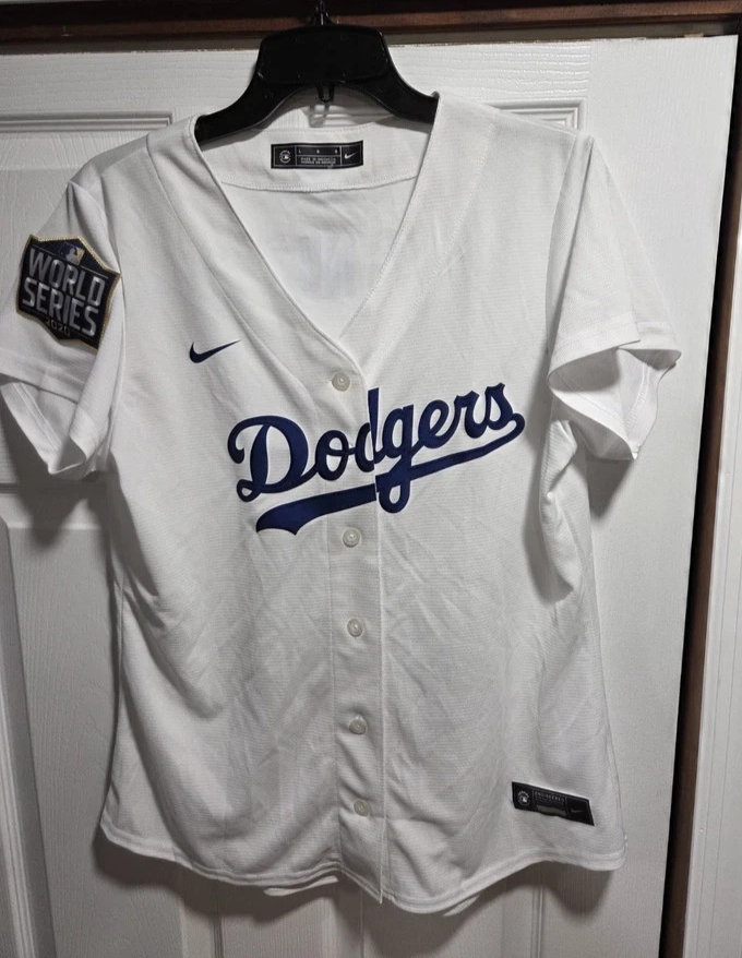 Nike Los Angeles Dodgers MLB Baseball White Jersey World Series