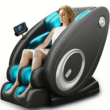 Full body relaxation zero gravity massage recliner with heating, airbags,