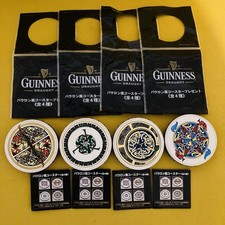???????????????? Japan Guinness Bodhrán-style coasters Set, traditional Irish frame drum