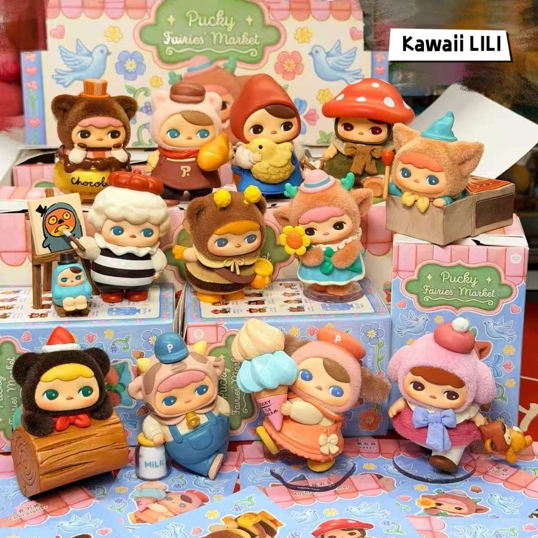 Pucky Fairies' Market Series Blind Box Confirmed Figure Art Toy Gift Cute Doll