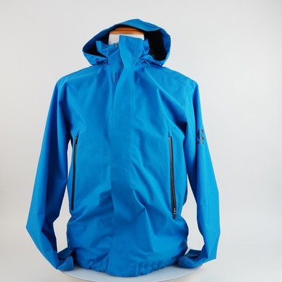 Merrell Men s Select Dry Rain Jacket Blue Hooded Waterproof Outdoor   Size L