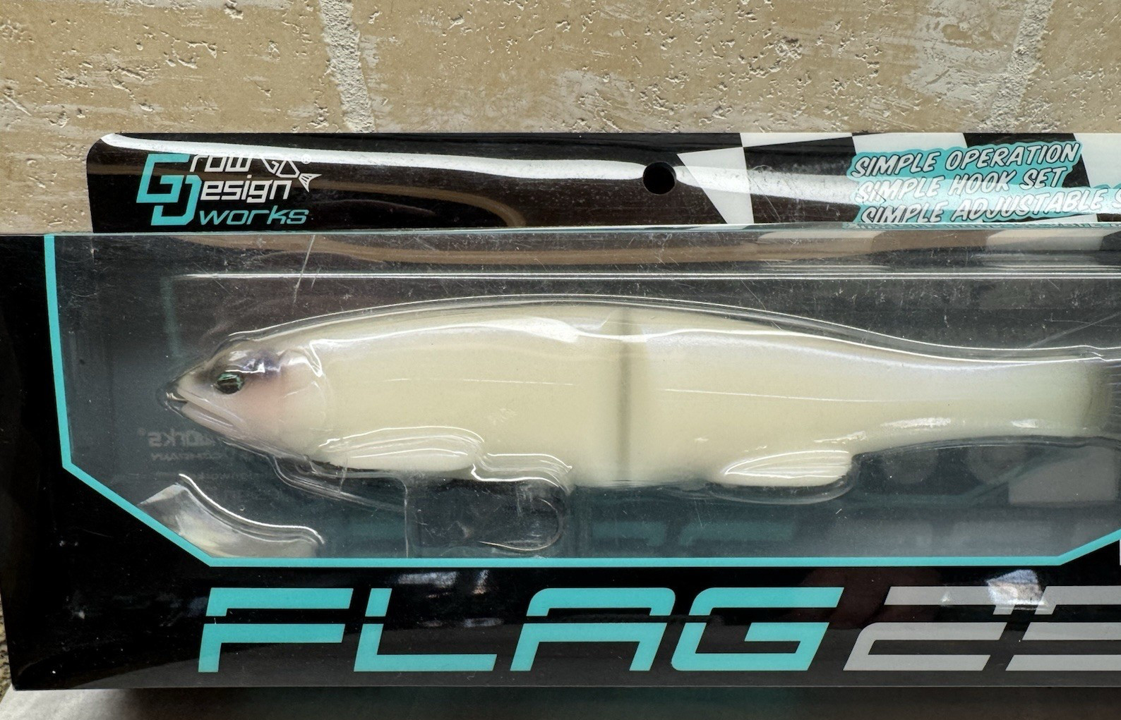 Grow Design Works Flag 255 #007 ICE PYTHON Soft Lure Swimbait Bass Fishing - Image 2