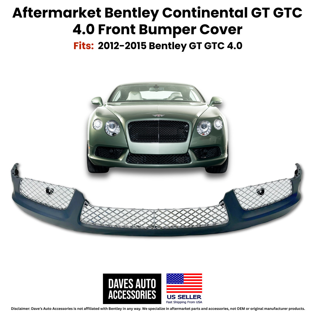 2012-2015 Bentley Continental Front Bumper & Grille Assembly