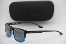 NEW COLUMBIA C571S 004 BLACK BLUE SUNGLASSES FRAMES 57-19