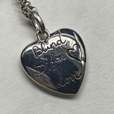 Gucci Blind for Love Necklace Silver Luxury Jewelry