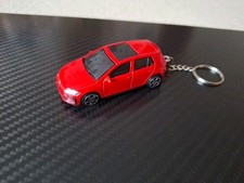 Schlüsselanhänger Volkswagen Golf GTI MK7 Maisto Auto VW Rot Car Modell Metall