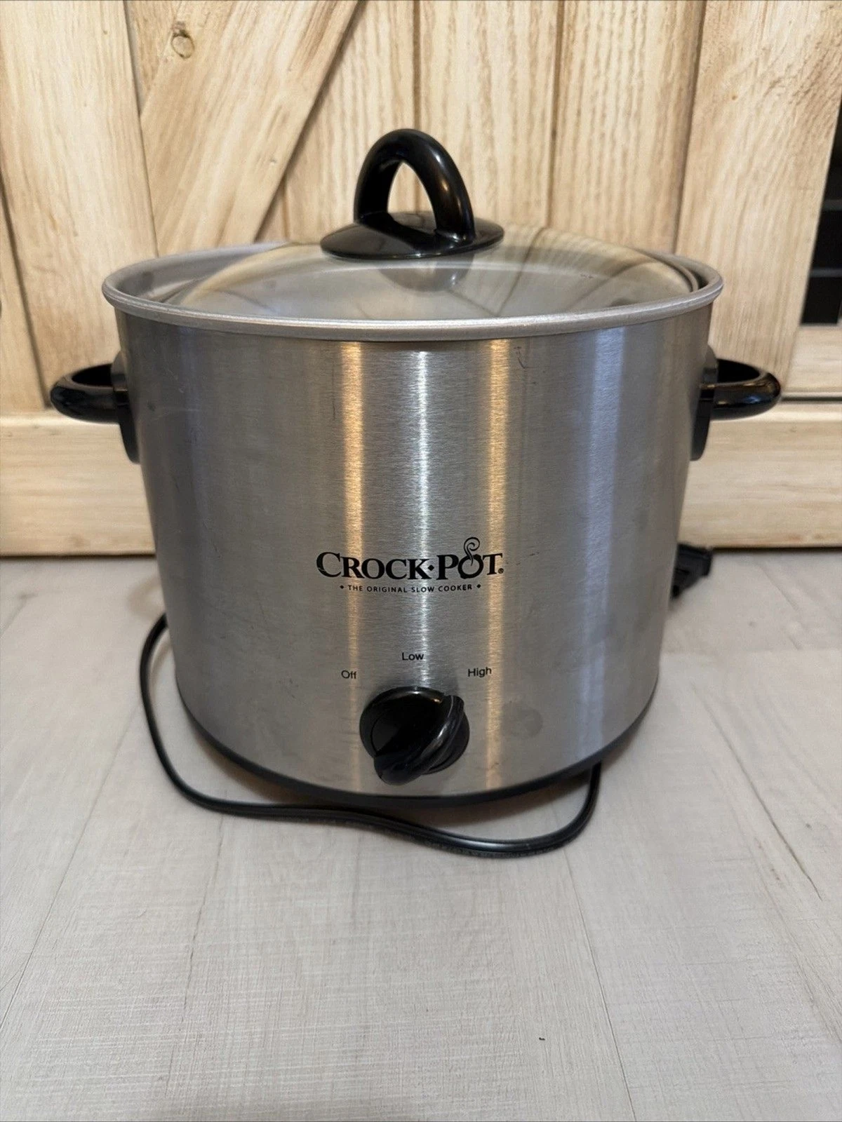 Rival Crock Pot Stoneware Slow Cooker 4 Quarts Model 3040 Lid & Warmer Tested