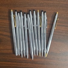 Lot Of 12 Cross Classic Century Ball Point Pens Twist Action And Pencils USA J