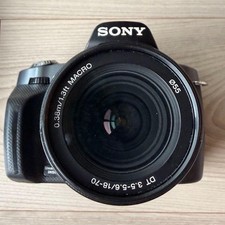 Sony Alpha 330 DSLR Camera with 2 Zoom Lenses Low Shutter Count Bundle