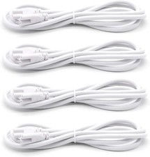 5FT 1.5 Meter T5 T8 Tube Light Fixture LED Linkable Cords, Double End Connector