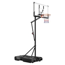 Uimoso Portable Basketball Hoop with Adjustable Height and 54  PC Backboard