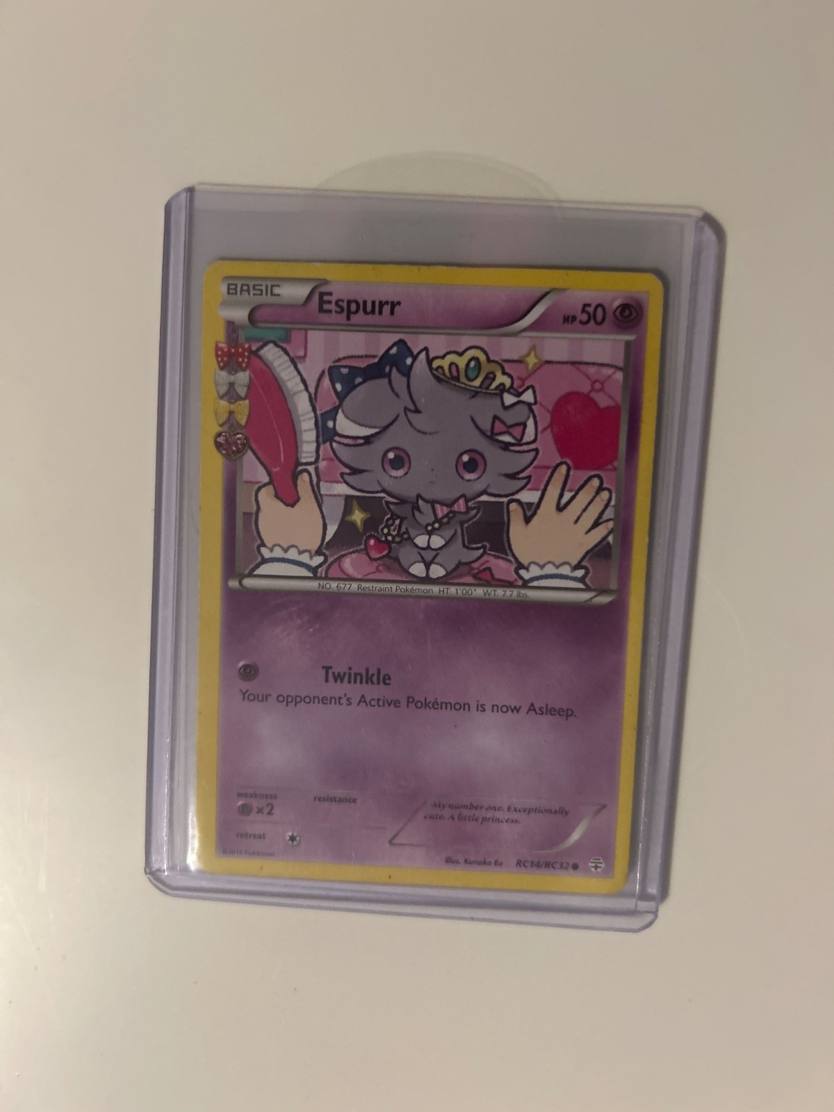 Espurr RC14/RC32 Generations Radiant Collection Holo Pokemon TCG