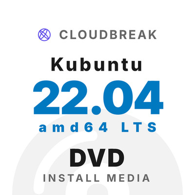 Kubuntu 22.04 amd64 LTS Bootable/Live Install DVD NEW
