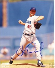 STEVE TRACHSEL CHICAGO CUBS SIGNED 8X10 PHOTO W/COA