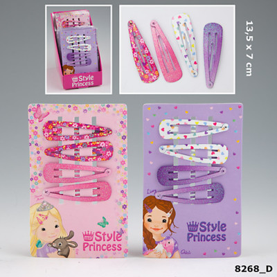 My Style Princess Haarspangen mit Glitzer Pink/Lila Princess Mimi Depesche 8268